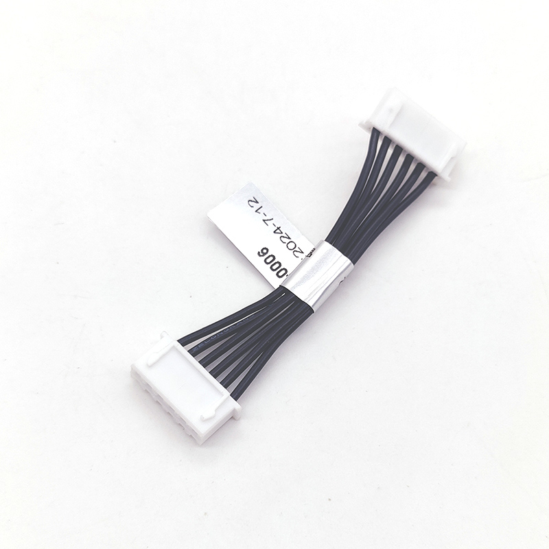 Conjunto de cabo terminal do conector do chicote de fios XHP-6 do fio de JST XH2.5