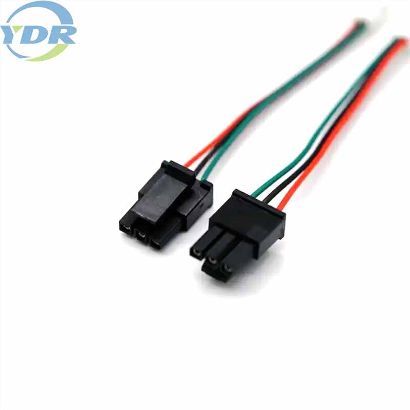 Molex 43645-0300 Conector Micro-fit 3.0 Pitch para Molex 1.25 Cabo de chicote de fios fêmea